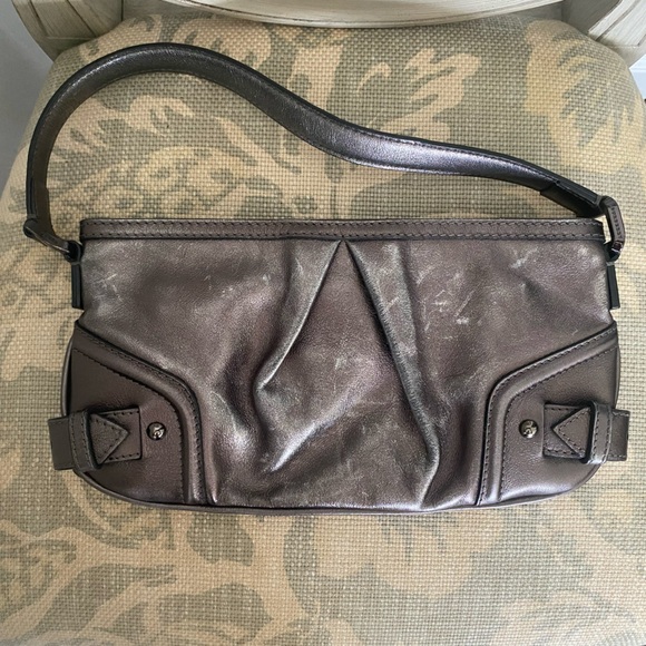 Vintage Burberry Gunmetal Handbag - Picture 3 of 8